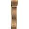 Ekena Millwork Funston Slat Rough Sawn Bracket w/ Offset Brace, Western Red Cedar, 8"W x 32"D x 38"H BKT0806X32X38FST06RWR - alternate 4